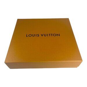 EMPTY BOX Authentic Louis Vuitton Gift Magnetic MD 14.x14x3.5 Shoes Purse Storag